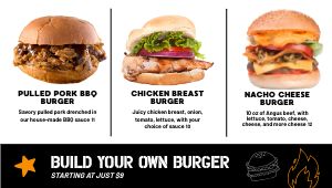 Bold Burger Digital Menu Boards
