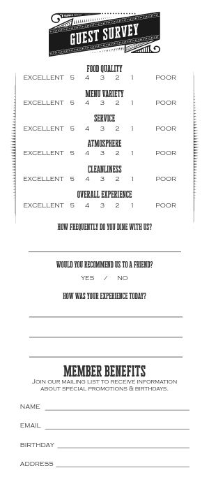 Restaurant Comments Card Template from timber.mhmcdn.com