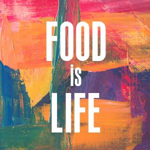 Food Is Life Instagram Post