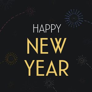 New Years Fireworks Instagram Post