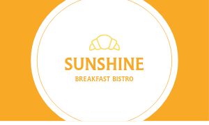 Breakfast Restaurant Business Card
