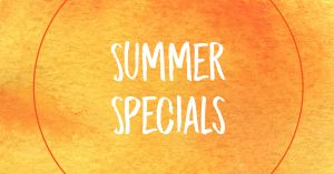 Summer Specials Facebook Post