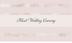 Wedding Catering Business Card