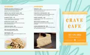 Example Cafe Takeout Menu