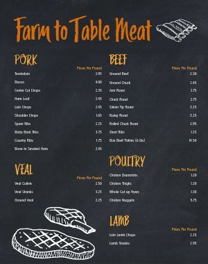 Farm To Table Poster