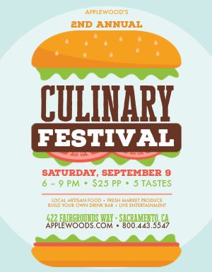 Culinary Festival Flyer