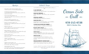 Ocean Side Seafood Takeout Menu