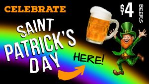 Leprechaun St Patricks Digital Promotion Screen