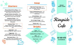 Independent Living Cafe Takeout Menu