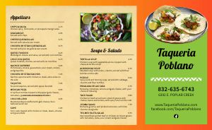 Sunset Taqueria Mexican Takeout Menu