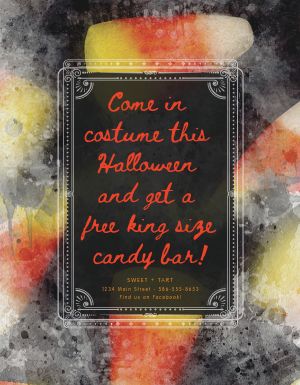 Halloween Candy Flyer