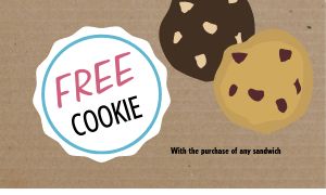 Free Cookie Coupon Card