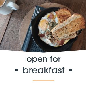 Open for Breakfast Instagram Post