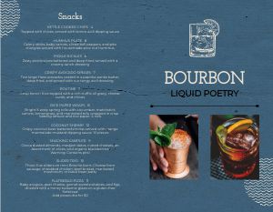 Bar Bourbon Bifold Menu