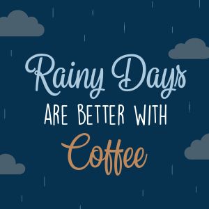 Rainy Days Instagram Post
