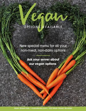 Vegan Friendly Flyer