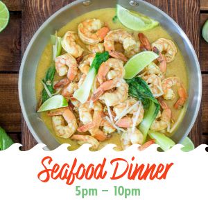 Seafood Dinner Instagram Post