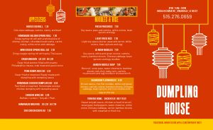 Dumpling House Takeout Menu