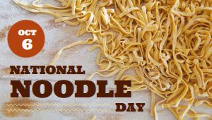 National Noodle Day Digital Screen