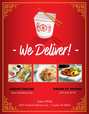 Delivery Flyer