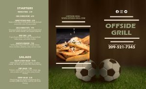 Soccer Sports Bar Grill Takeout Menu