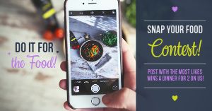 Snap Your Food Facebook Post