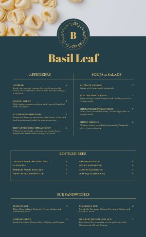 Find The Perfect Menu Template Musthavemenus