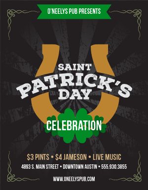 St Patricks Day Pub Flyer
