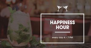 Happiness Hour Facebook Post