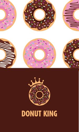 Donut King Business Card