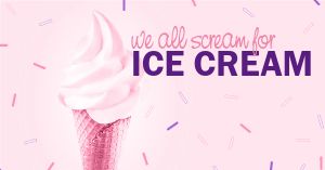 Ice Cream Facebook Post