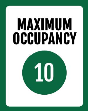 Sample Max Occupancy Poster