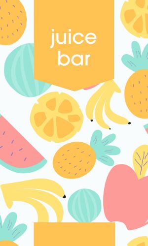 Simple Fruit Pattern Business Card