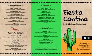 Indie Mexican Takeout Menu