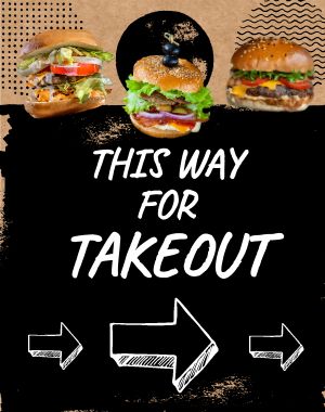 Takeout Sandwich Board