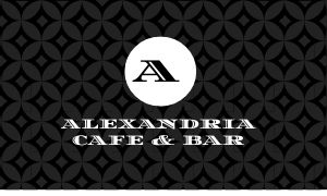 Monogram Cafe and Bar Business Card