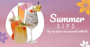Summer Cocktails Facebook Update