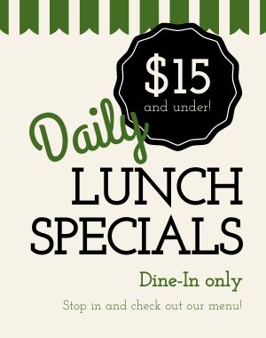 Cafe Daily Specials Sandwich Board