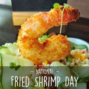 National Fried Shrimp Day Instagram Post