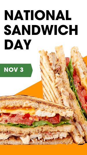 National Sandwich Day FB Story