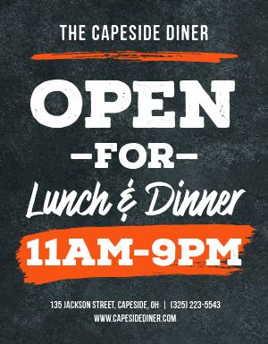 Lunch Flyer