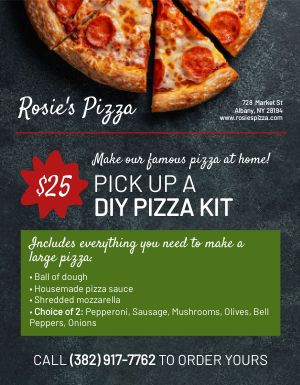 Pizza Kit Flyer