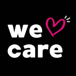 We Care Sticker