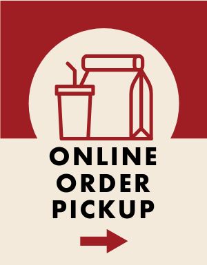 Online Order Pickup Sign
