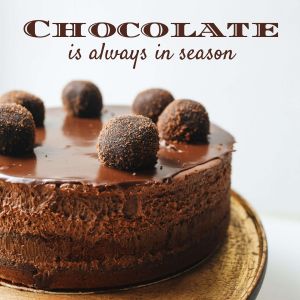 Chocolate Cake Instagram Post