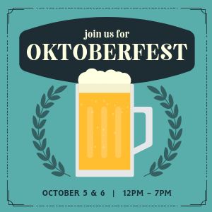 Oktoberfest Promotion Instagram Post
