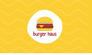 Easy Design Burger Business Card
