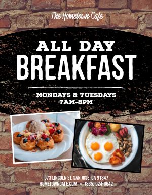 All Day Breakfast Sign
