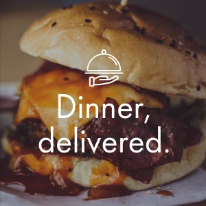 Burger Delivery Instagram Post
