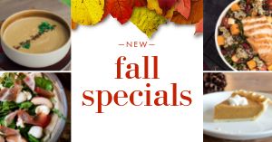 Fall Food Specials Facebook Post